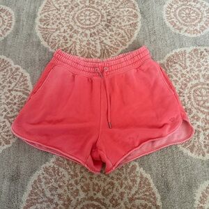 aerie Coral Pink Athletic Lounge Shorts